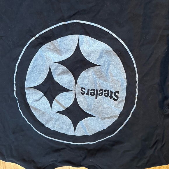 EUC Fanatics Pittsburgh Steelers black white signature T-Shirt - Picture 5 of 5